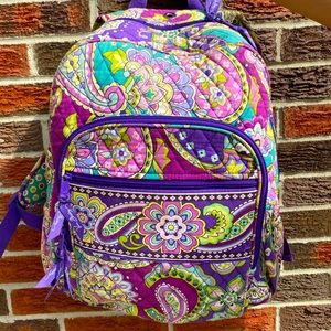 Large purple Heather backpack slightly used